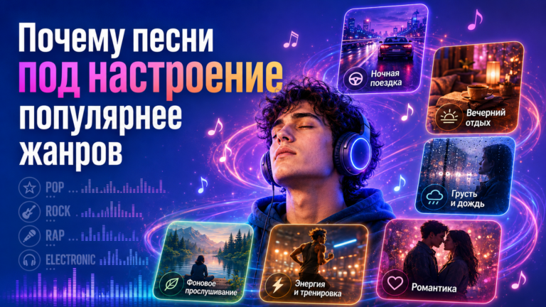Почему песни под настроение стали популярнее обычных жанров